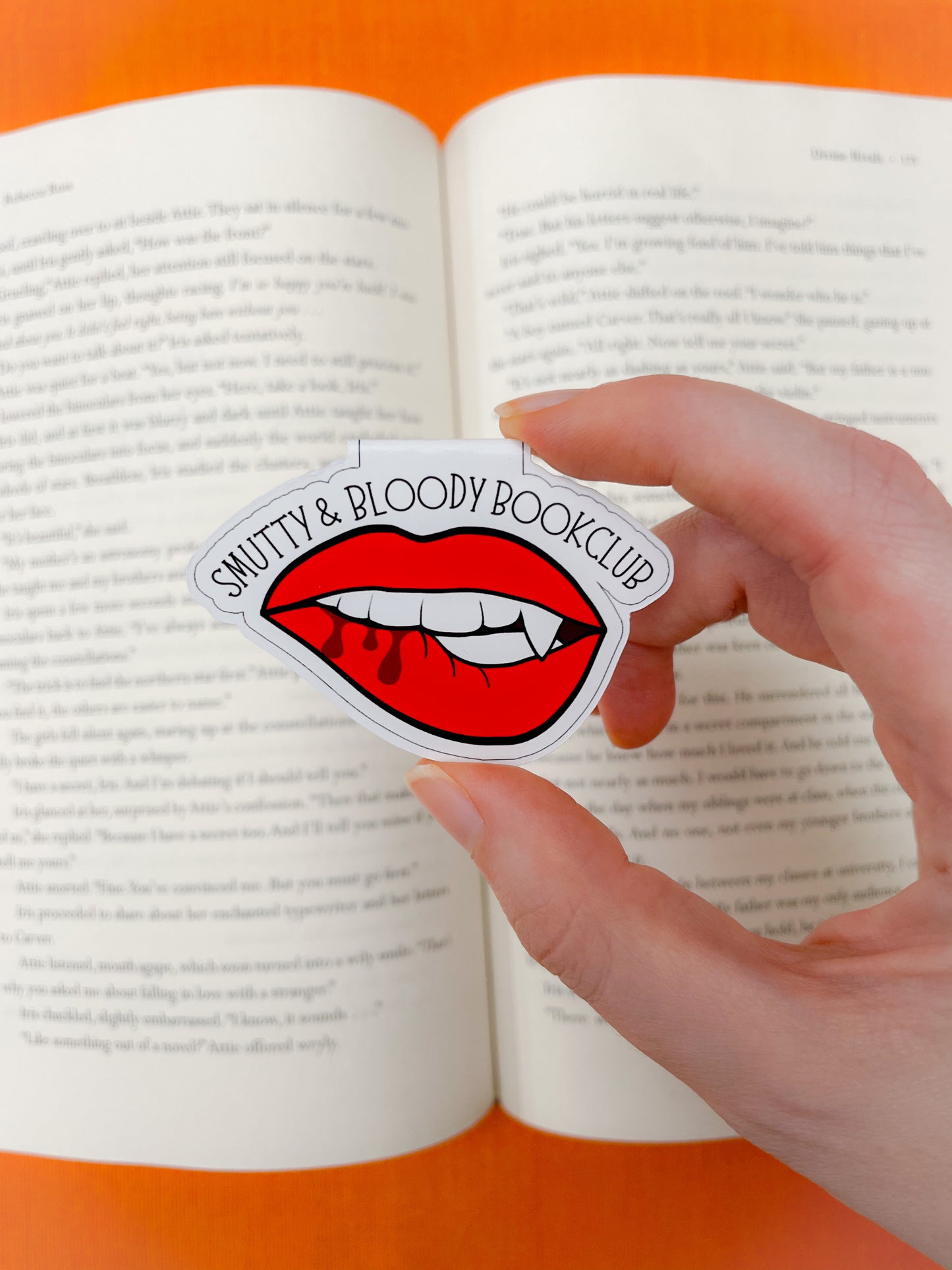 Smutty and Bloody Magnetic Bookmark