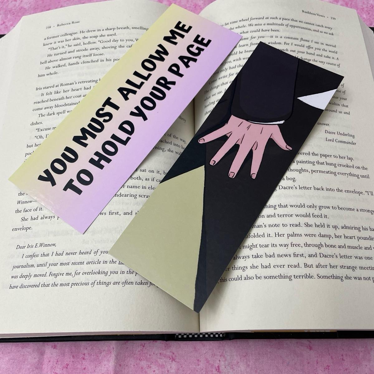 Pride and Prejudice Mr. Darcy - Hand Flex Bookmarks