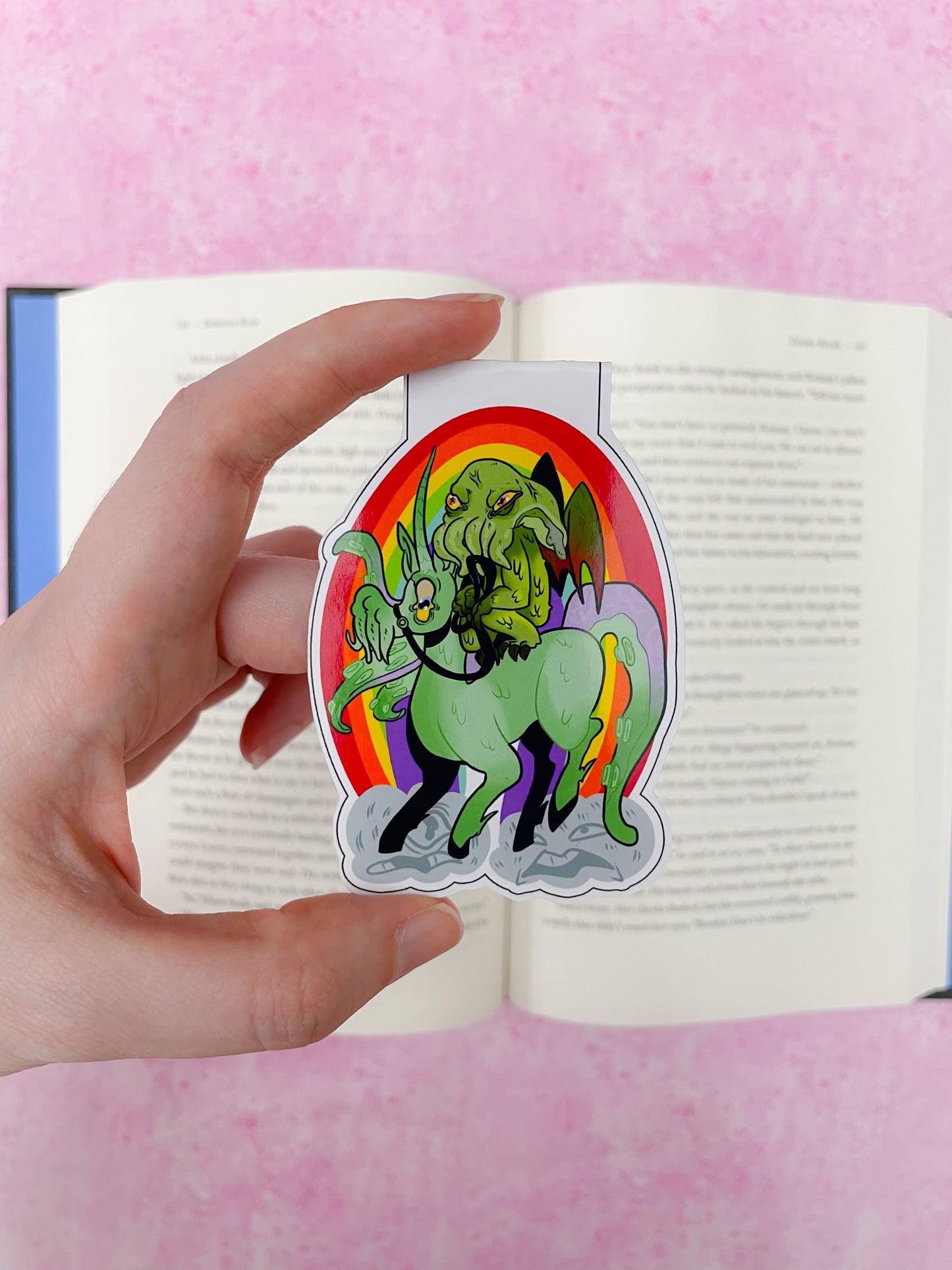 HP Lovecraft Rainbow Cthulhu Magnetic Bookmark