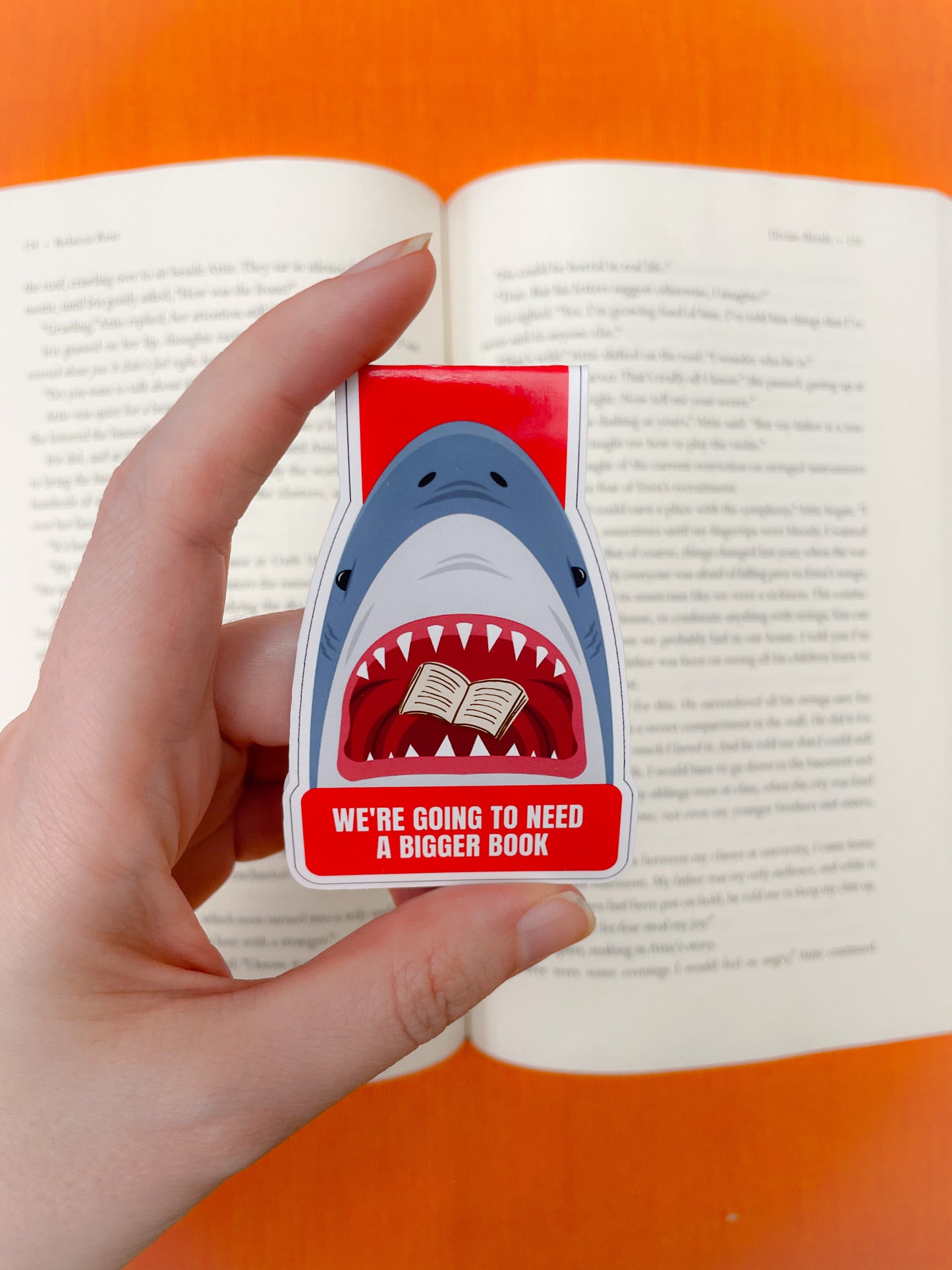 Killer Shark Magnetic Bookmark