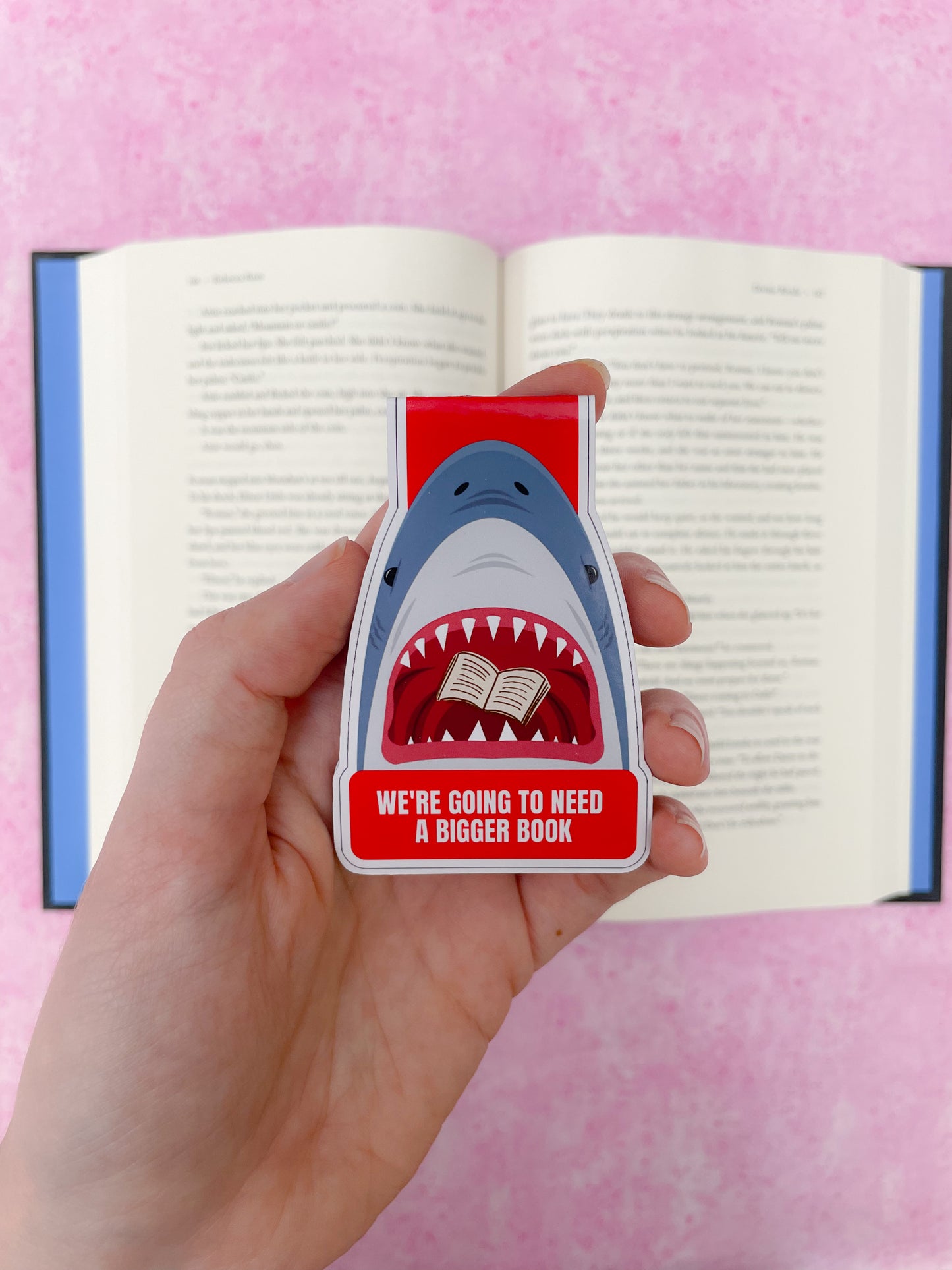 Killer Shark Magnetic Bookmark