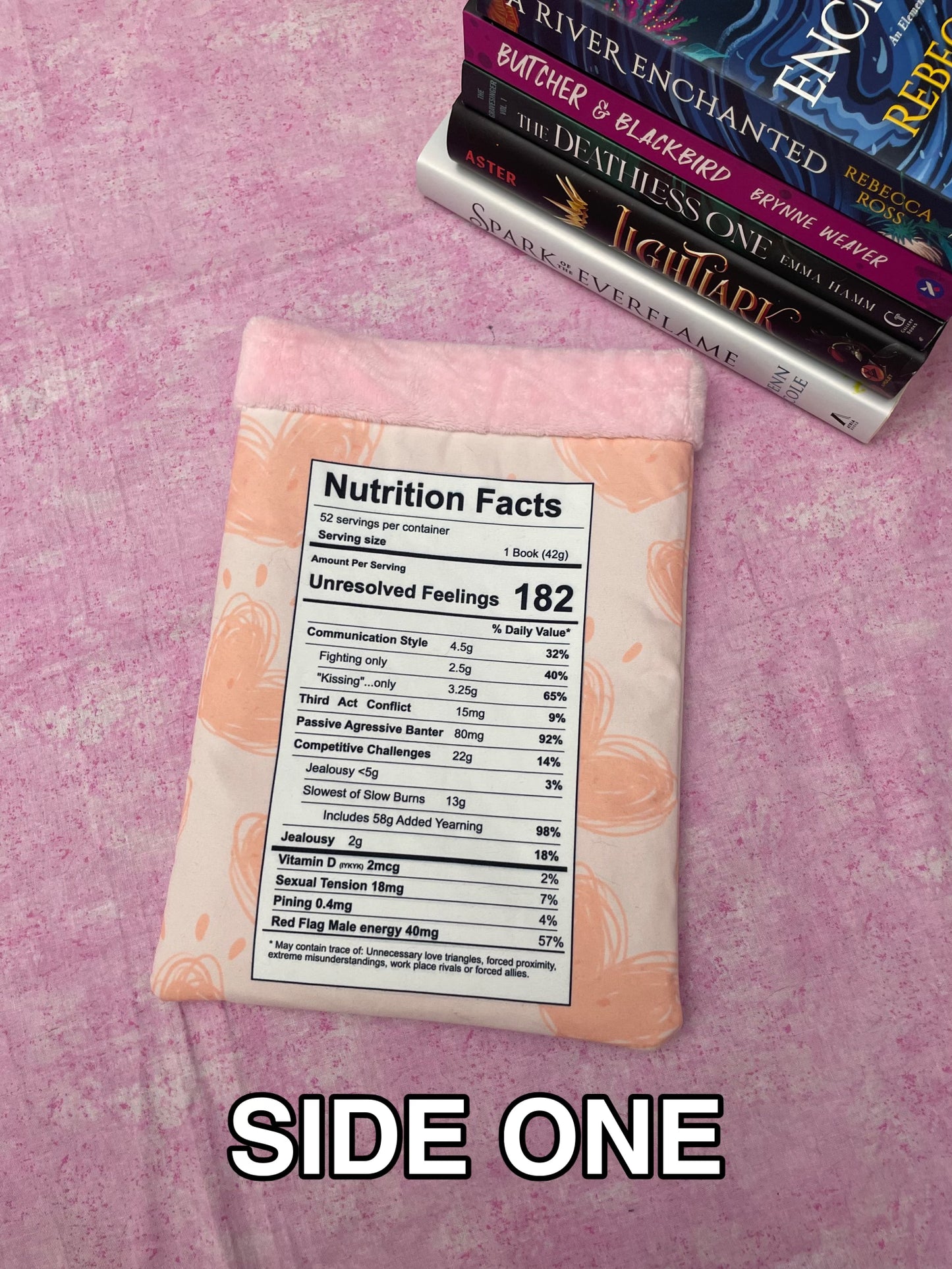 Enemies to Lovers Book Sleeve for Romance Readers - Bookish Spicy Romance Book Holder