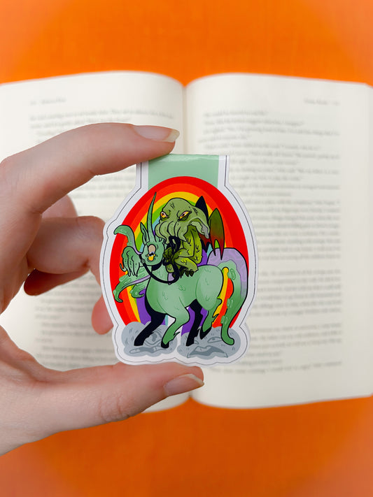 HP Lovecraft Rainbow Cthulhu Magnetic Bookmark