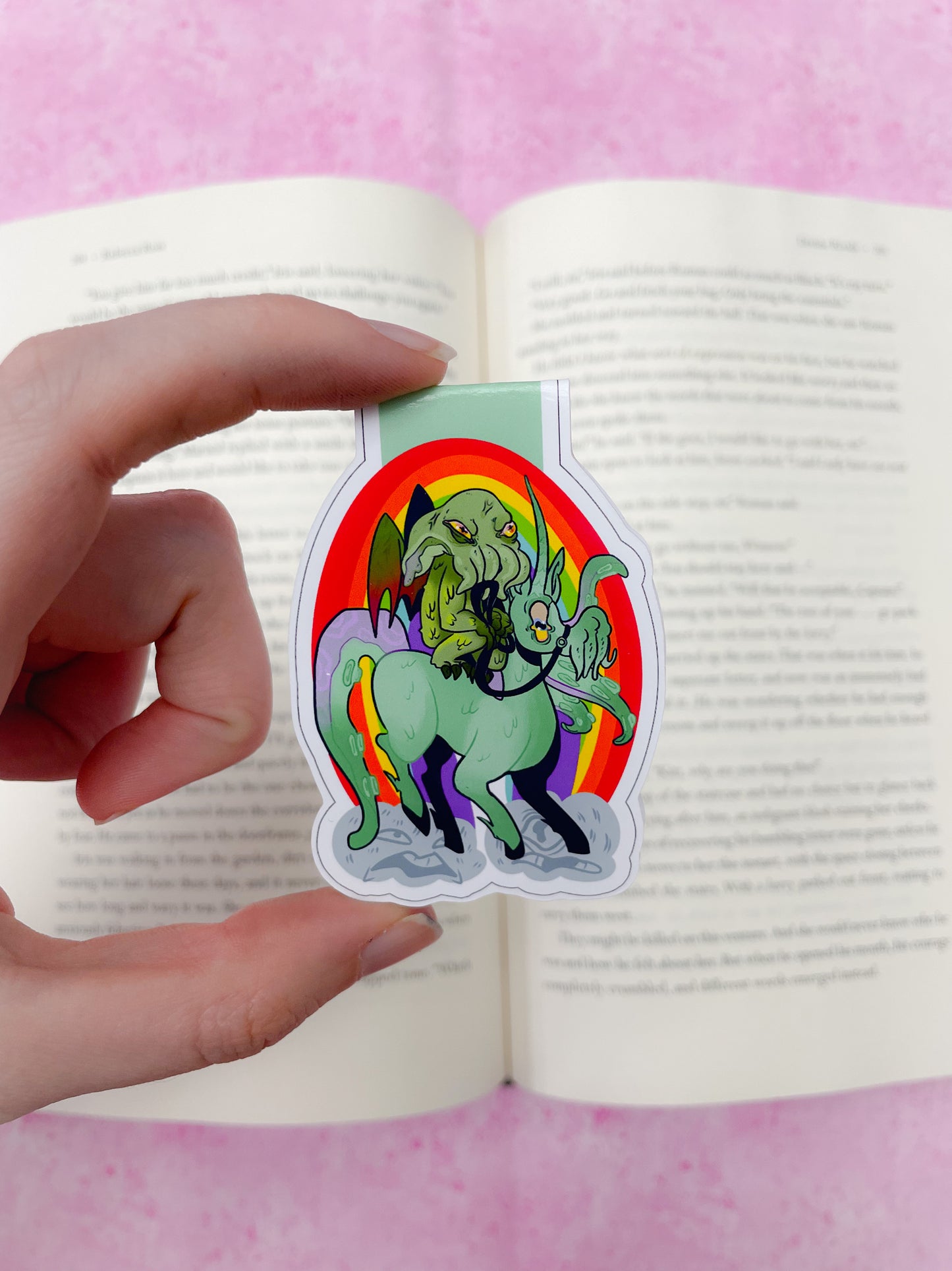 HP Lovecraft Rainbow Cthulhu Magnetic Bookmark