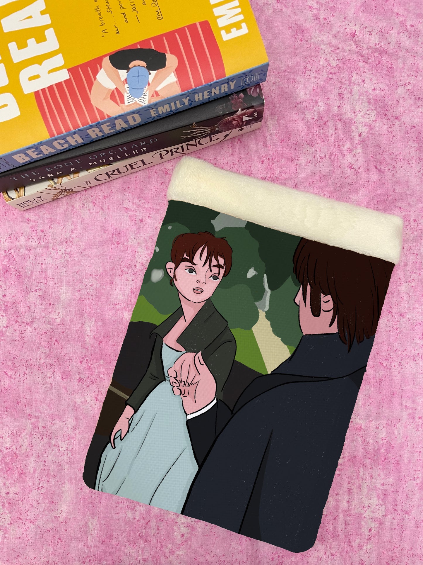 Cartoon Mr. Darcy Hand Flex Book Sleeves