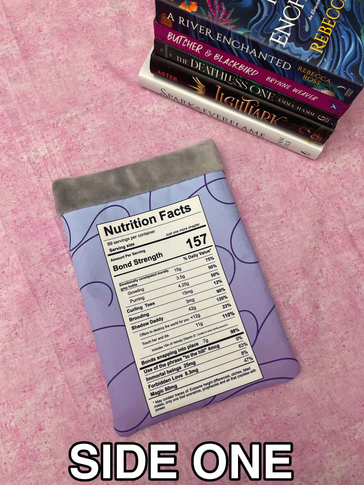 Fantasy Romance Book Sleeve for Romantasy Readers - Book Holder