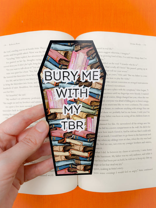 Bury Me Casket Bookmark