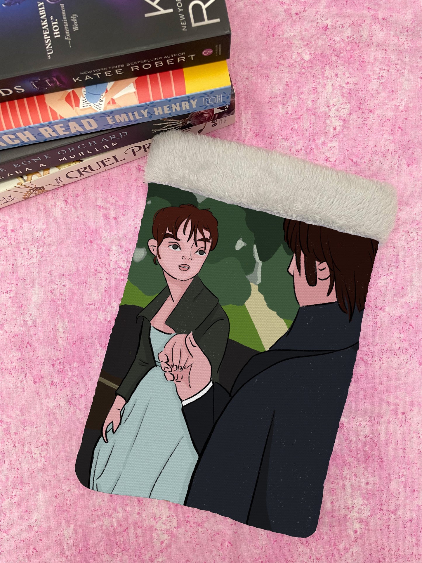 Cartoon Mr. Darcy Hand Flex Book Sleeves