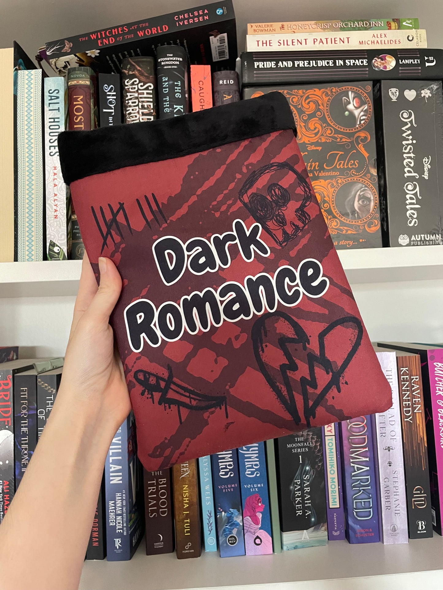 Dark Romance Book Sleeve for Spicy Readers - Smutty Nutritional Value Book Holder
