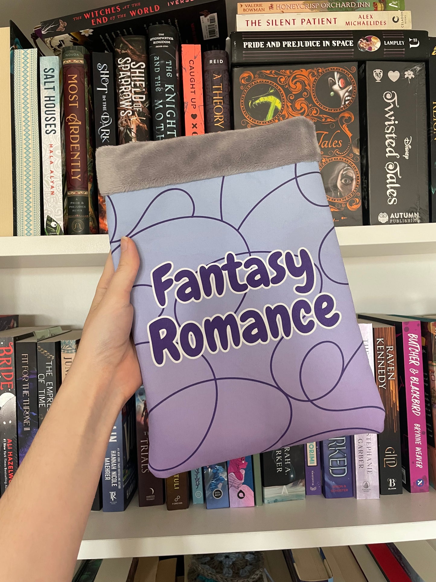Fantasy Romance Book Sleeve for Romantasy Readers - Book Holder