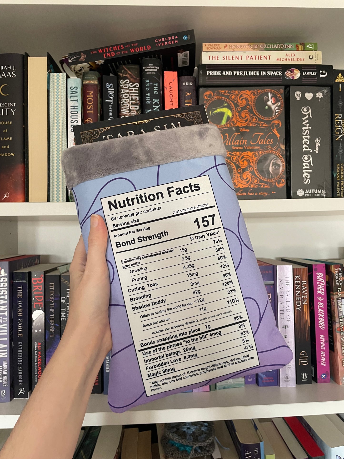 Fantasy Romance Book Sleeve for Romantasy Readers - Book Holder