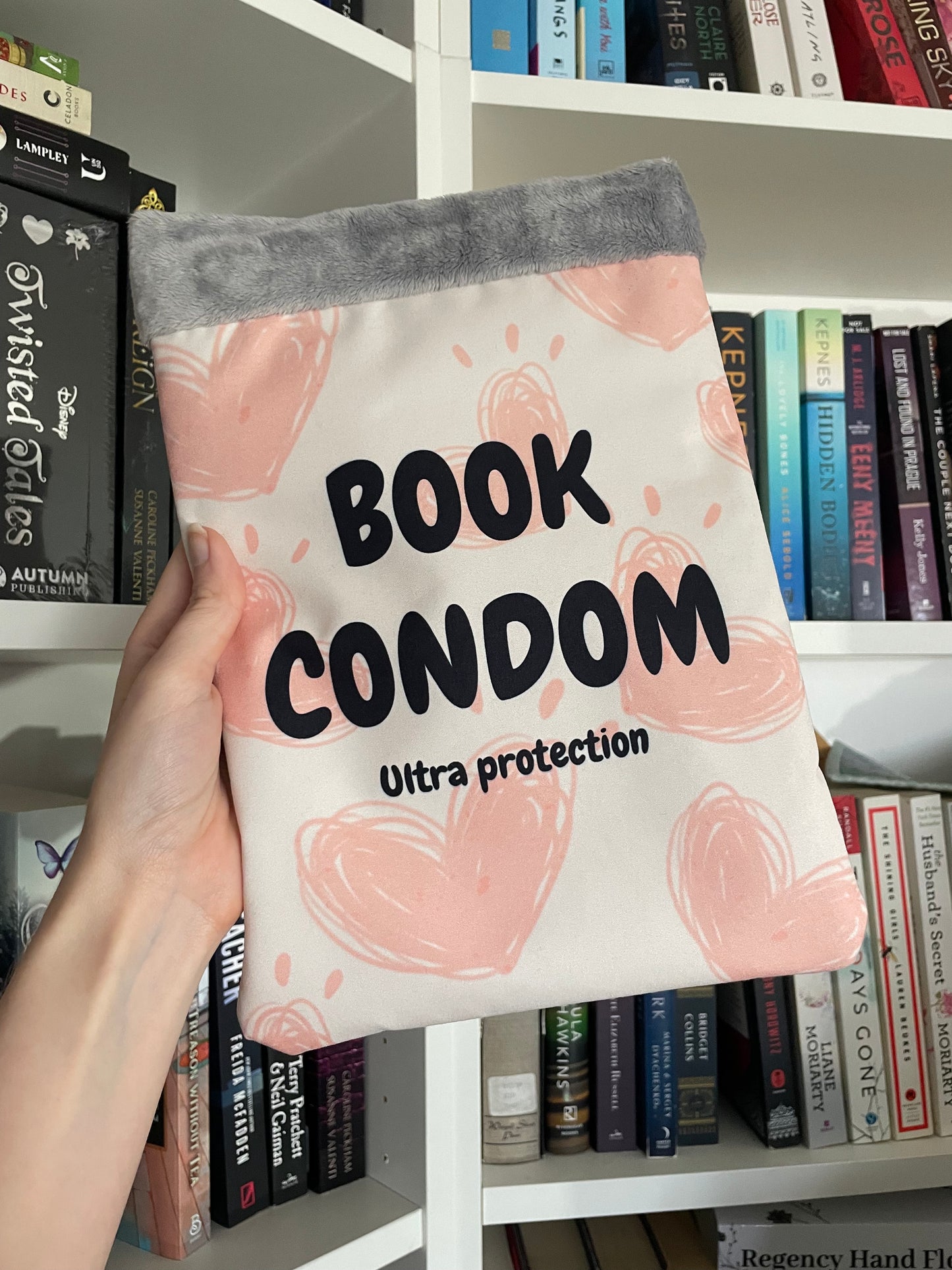 Book Condom Book Sleeve - Humorous Romance Lovers Book Holder