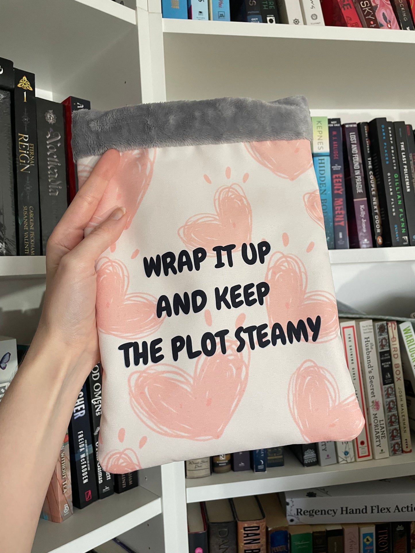 Book Condom Book Sleeve - Humorous Romance Lovers Book Holder