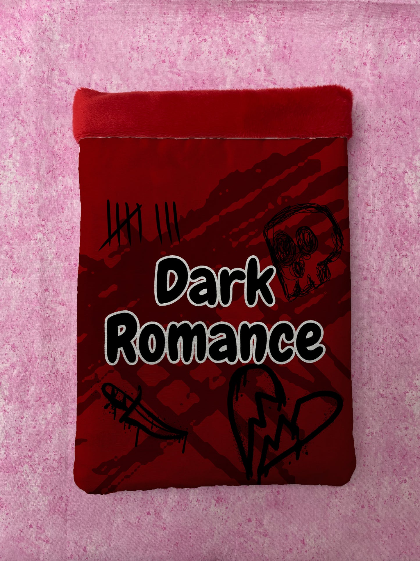 Dark Romance Book Sleeve for Spicy Readers - Smutty Nutritional Value Book Holder