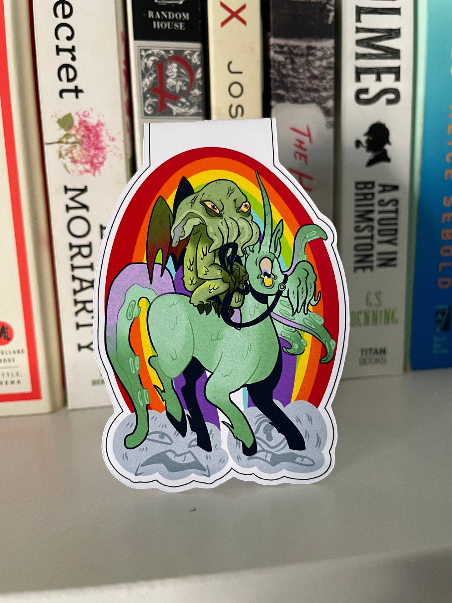 HP Lovecraft Rainbow Cthulhu Magnetic Bookmark